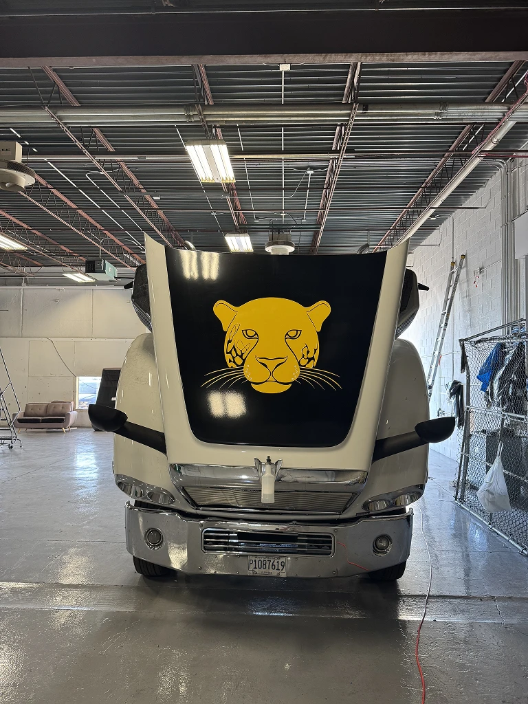 Truck wrap installation