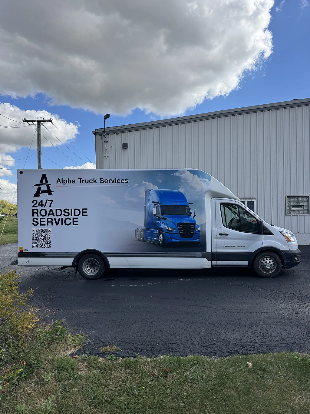 Van wrap installation