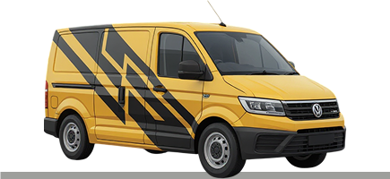 Branded van illustration